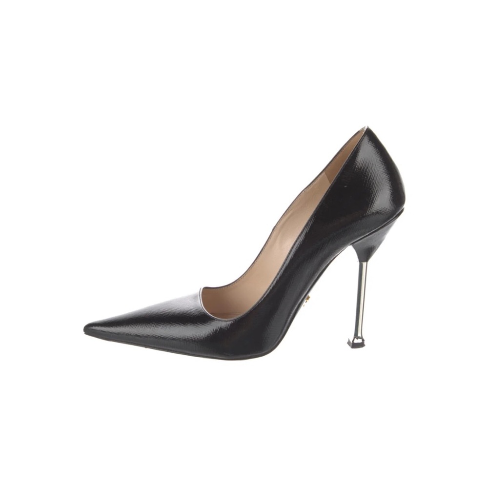 Prada patent leather pumps